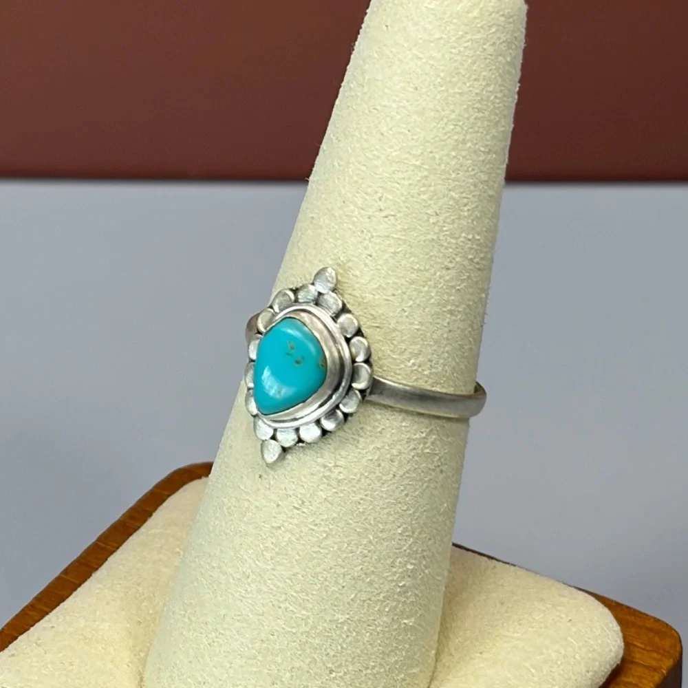 925 Sterling Silver Santa Maria Turquoise Ring